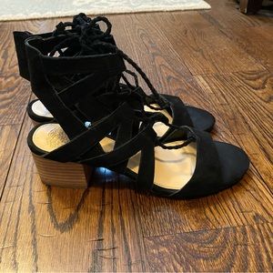 Vince gladiator sandals with 2 inch heel